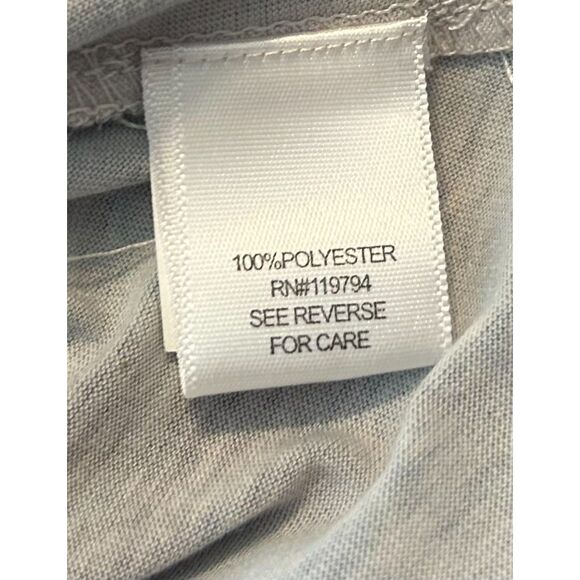 Live and Let Live Sz M Blue bohemian Shirt soft hippie Y2K Flutter Sleeve Tunic - Picture 2 of 5